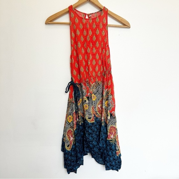 Intimately Free People Rendezvous Girl Dress Mid Knee Length Asymmetrical Small - Picture 3 of 9